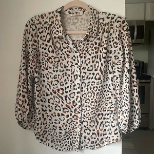 Leopard Print Blouse